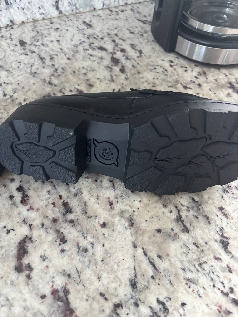 Like New Born Women’s Black Leather Penny Loafers Size 9.5 - Picture 4 of 6